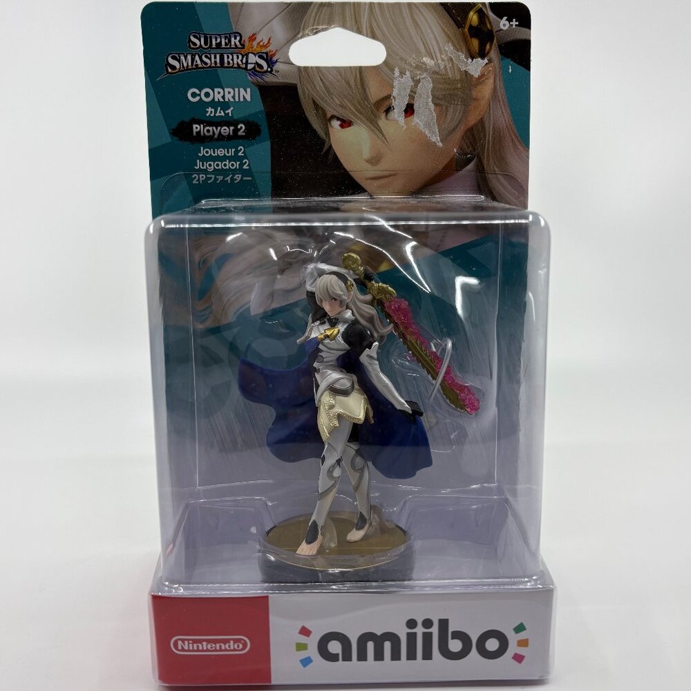 Corrin Player 2 amiibo Super Smash Bros DAMAGED BOX